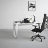 GAMINGTISCH CHECK -EXKLUSIV- - Weiß, MODERN, Holzwerkstoff/Metall (140/85/60cm) - Mömax