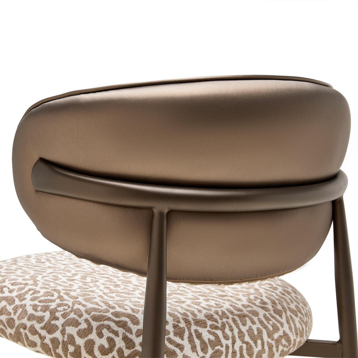 Sessel Leano Braun - Braun, LIFESTYLE, Textil/Metall (54/80/59cm) - Premium Living