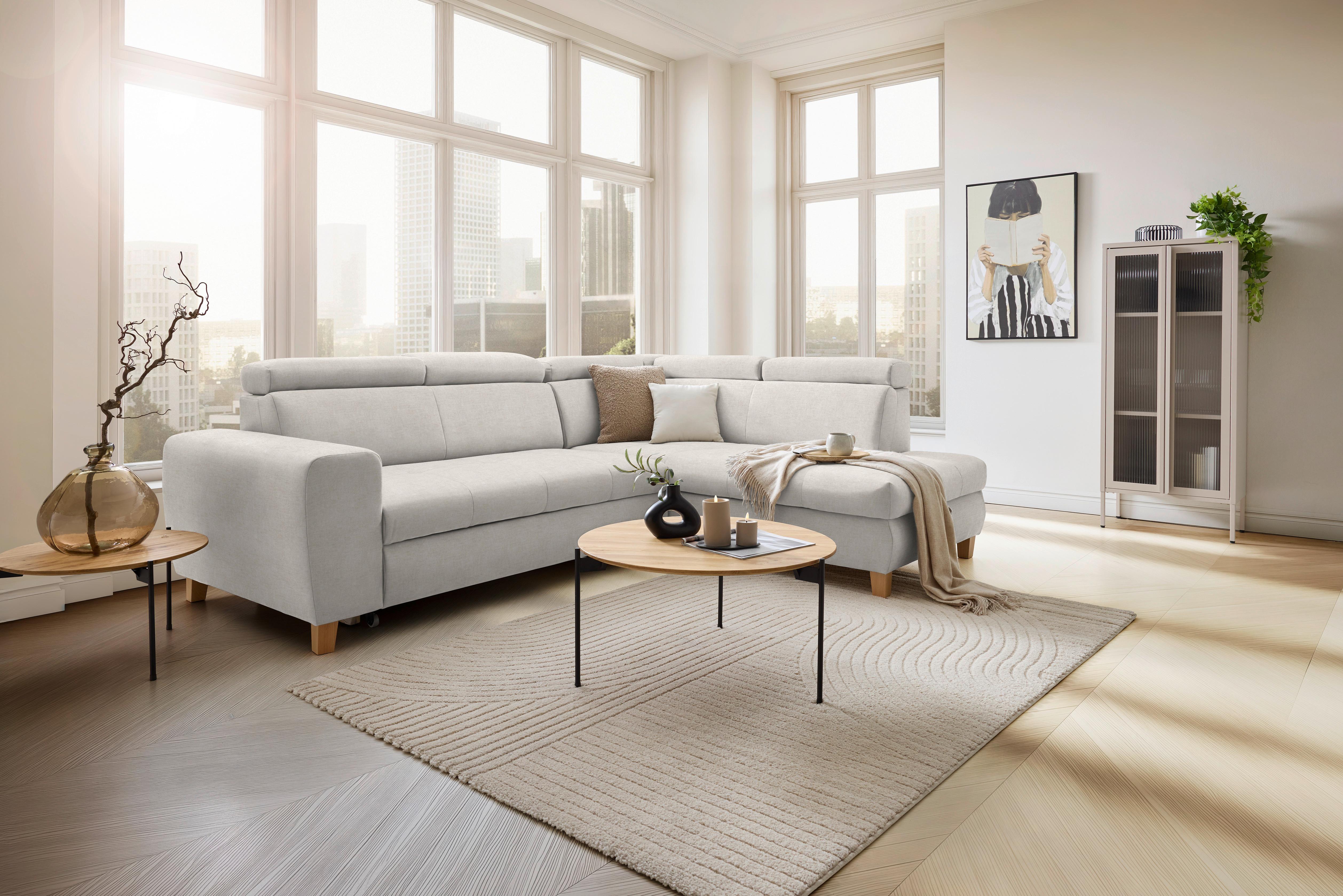Coltar LUGO - crem, Modern, plastic/lemn (266/98/205cm) - Mömax