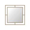 Spiegel Corner ca. 58x58 cm Gold - Goldfarben, Design, Metall (58/58/2cm) - Livetastic