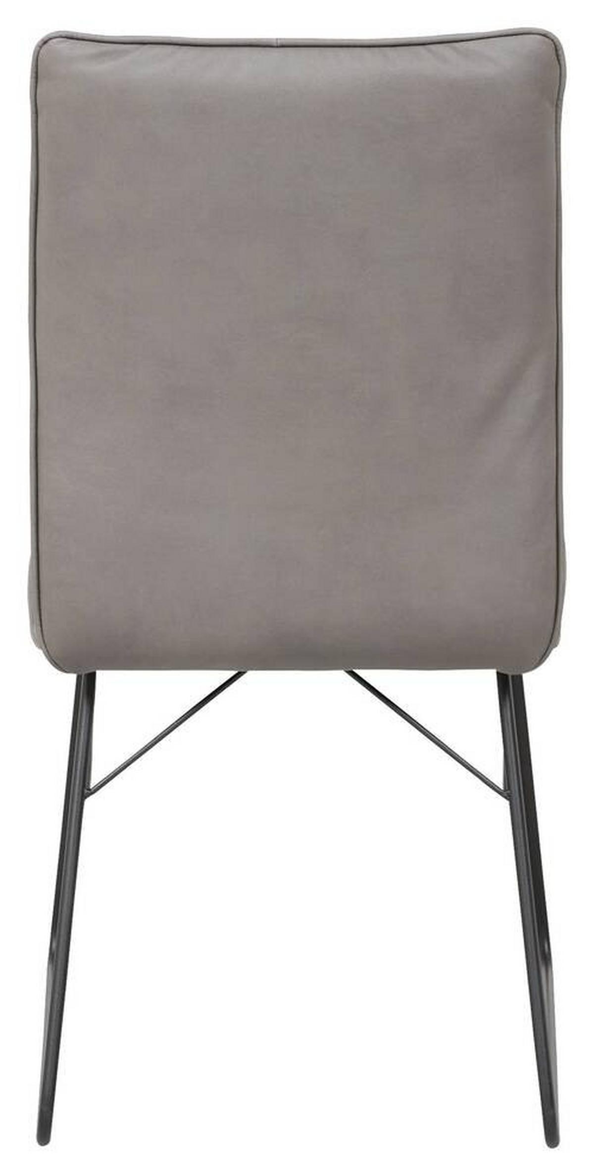 KRZESŁO PLAY - czarny/szary, Design, materiał drewnopochodny/metal (46/91/60cm) - Dieter Knoll