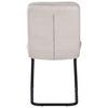 STOL NOVA - beige/svart, Modern, metall/textil (48/91/66cm) - Mömax