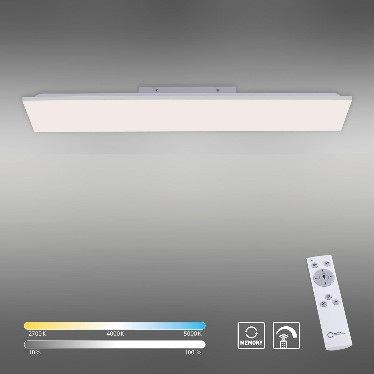 LAMPA SUFITOWA LED 15553-16 CANVAS - Basics, tworzywo sztuczne/metal (100/25/6,2cm)