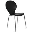 Stol Ria - črna/krom, Konvencionalno, kovina/les (45/86/50cm) - Mömax modern living Stol Ria - črna/krom, Konvencionalno, kovina/les (45/86/50cm) - Mömax modern living