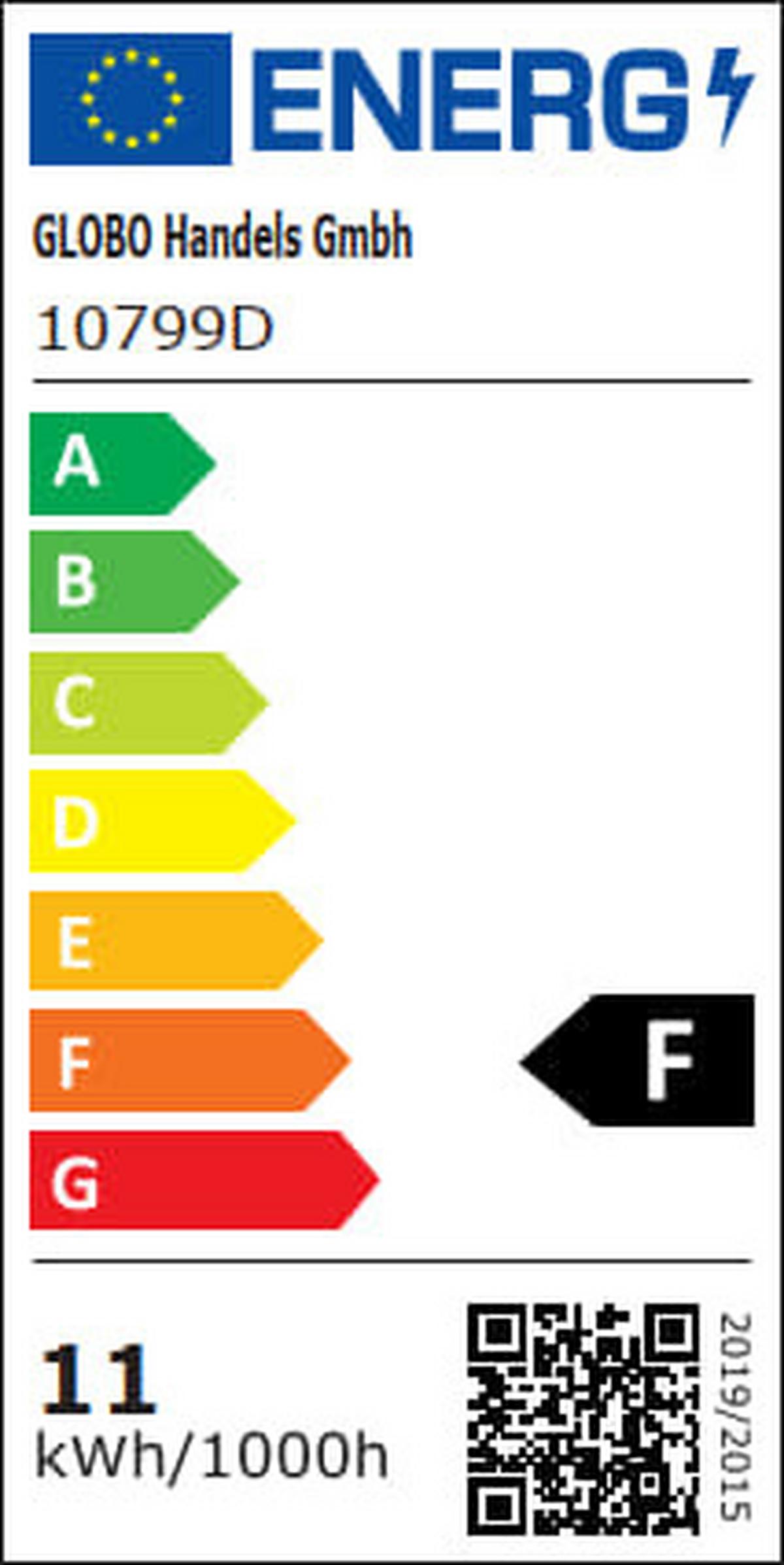 Led Fényforrás 11w E27 - opál, műanyag (9,5/14,2cm) - Globo