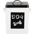 Box mit Deckel Dog Weiß/Schwarz - Schwarz/Weiß, ROMANTIK / LANDHAUS, Metall (18/15,5/23cm) - Mömax modern living Box mit Deckel Dog Weiß/Schwarz - Schwarz/Weiß, ROMANTIK / LANDHAUS, Metall (18/15,5/23cm) - Mömax modern living