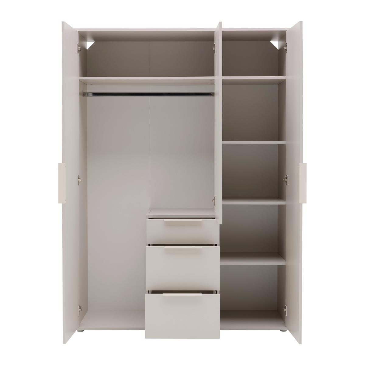 Drehtürenschrank Dune 5 Kaschmirfarben - Kaschmir, MODERN, Holzwerkstoff/Metall (135/197/55cm) - Mömax