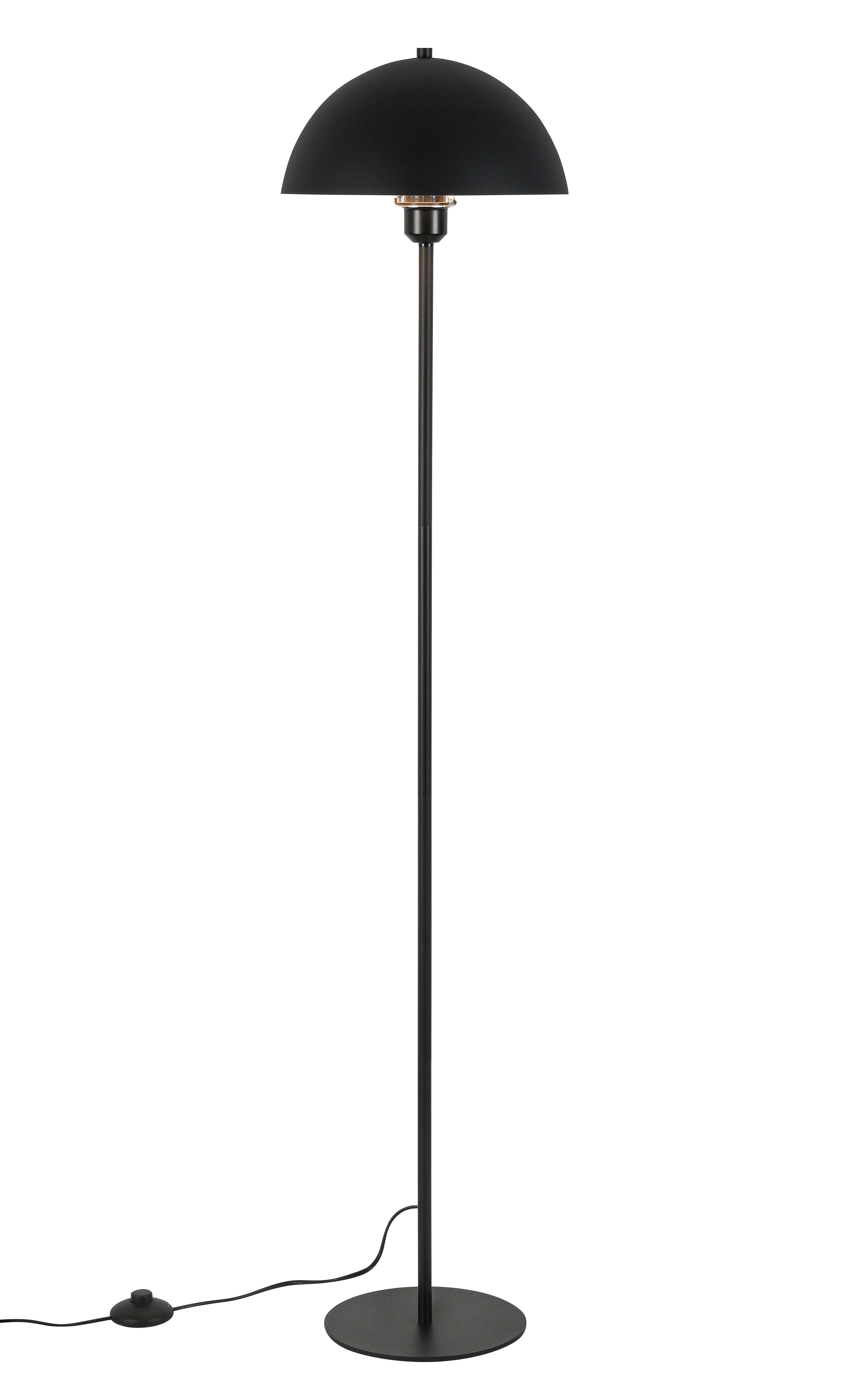 Állólámpa Blac - fekete, Konventionell, műanyag/fém (30/136cm) - Mömax