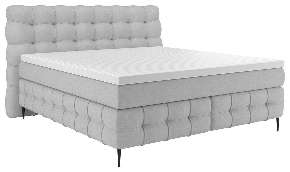 PAT BOXSPRING SCARLETT - bej, Konventionell, lemn/metal (160/200cm)