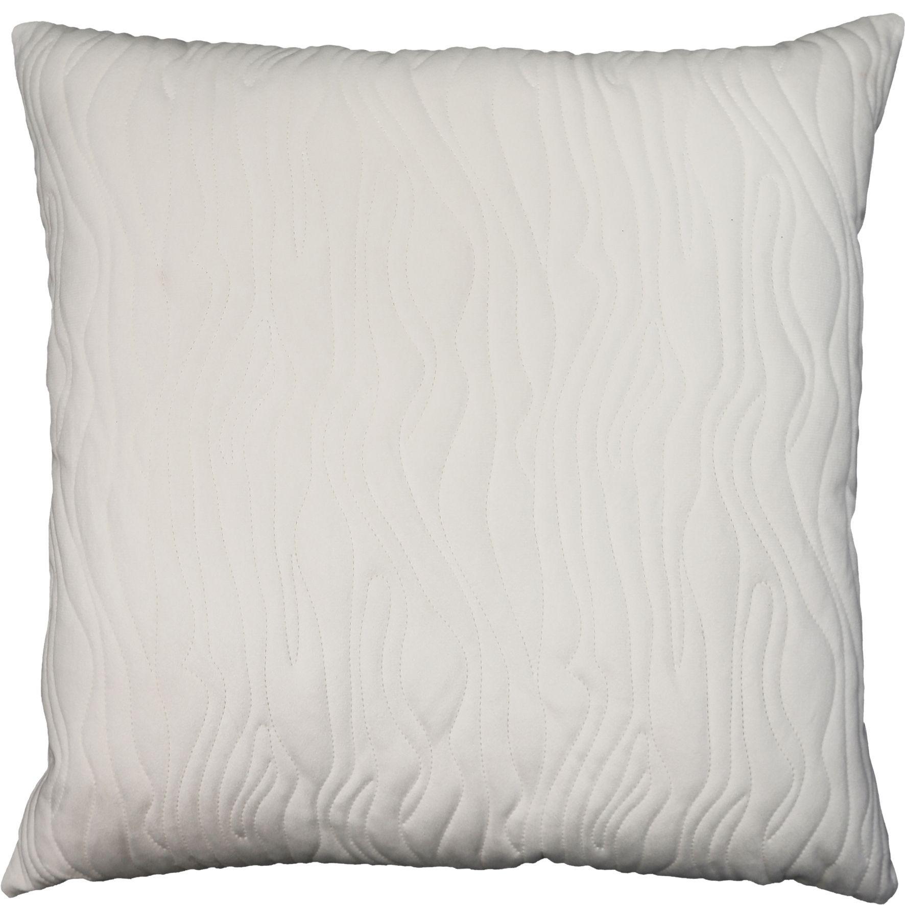 Díszpárna Naomi 45/45 - fehér, textil (45/45cm) - Mömax