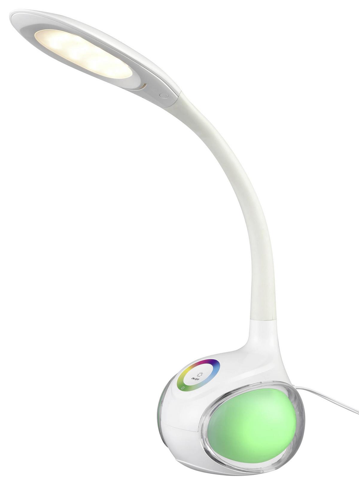 LED-Schreibtischleuchte Nihat max. 5 Watt - Weiß, Kunststoff (13,5/53cm) - Mömax