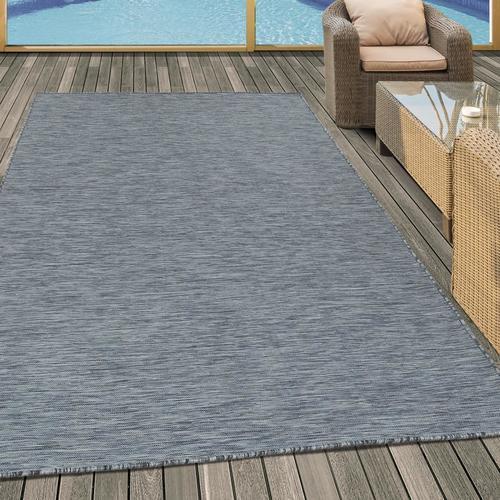 Outdoorteppich Mambo Anthrazit ca. 80x150cm - Anthrazit, KONVENTIONELL, Textil (80/150cm)