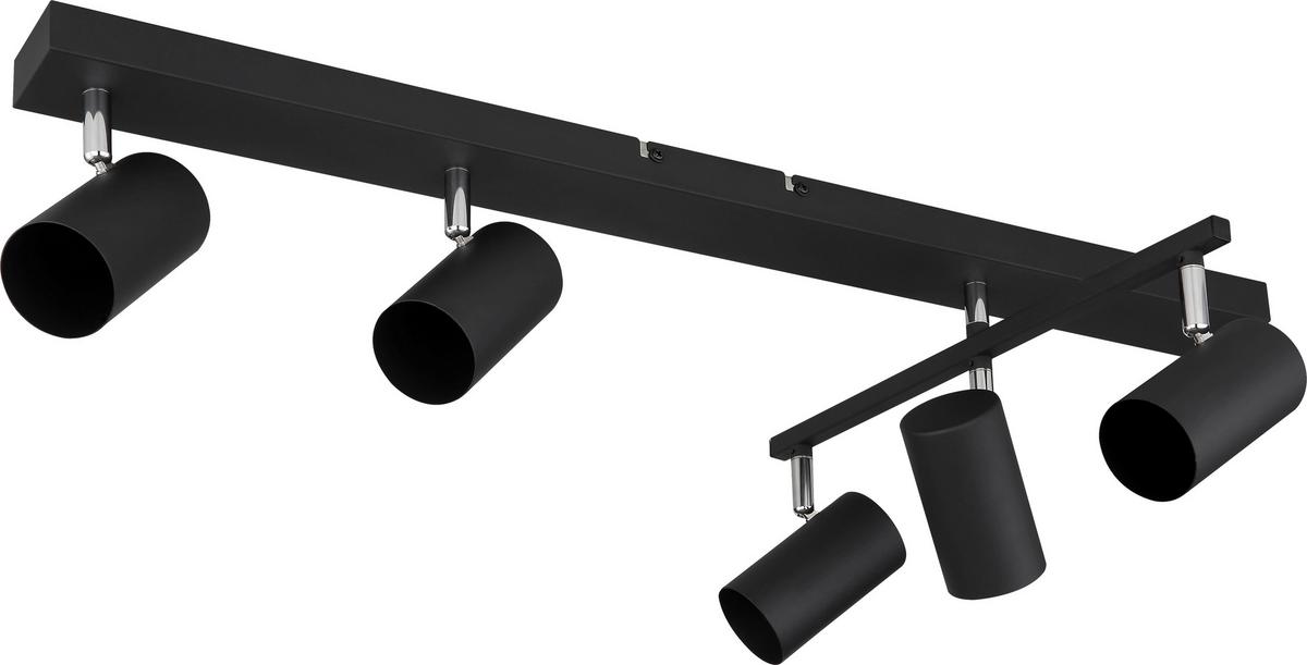 Strahler Witmo in Schwarz max. 35 Watt - Schwarz, MODERN, Metall (70/35/17cm) - Mömax