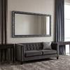 VÄGGSPEGEL SONJA - silver/svart, Modern, trä/glas (100/200cm) - Premium Living