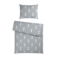 Ágyneműhuzat-garnitúra Retro - kék/fehér, Modern, textil (140/200cm) - Mömax