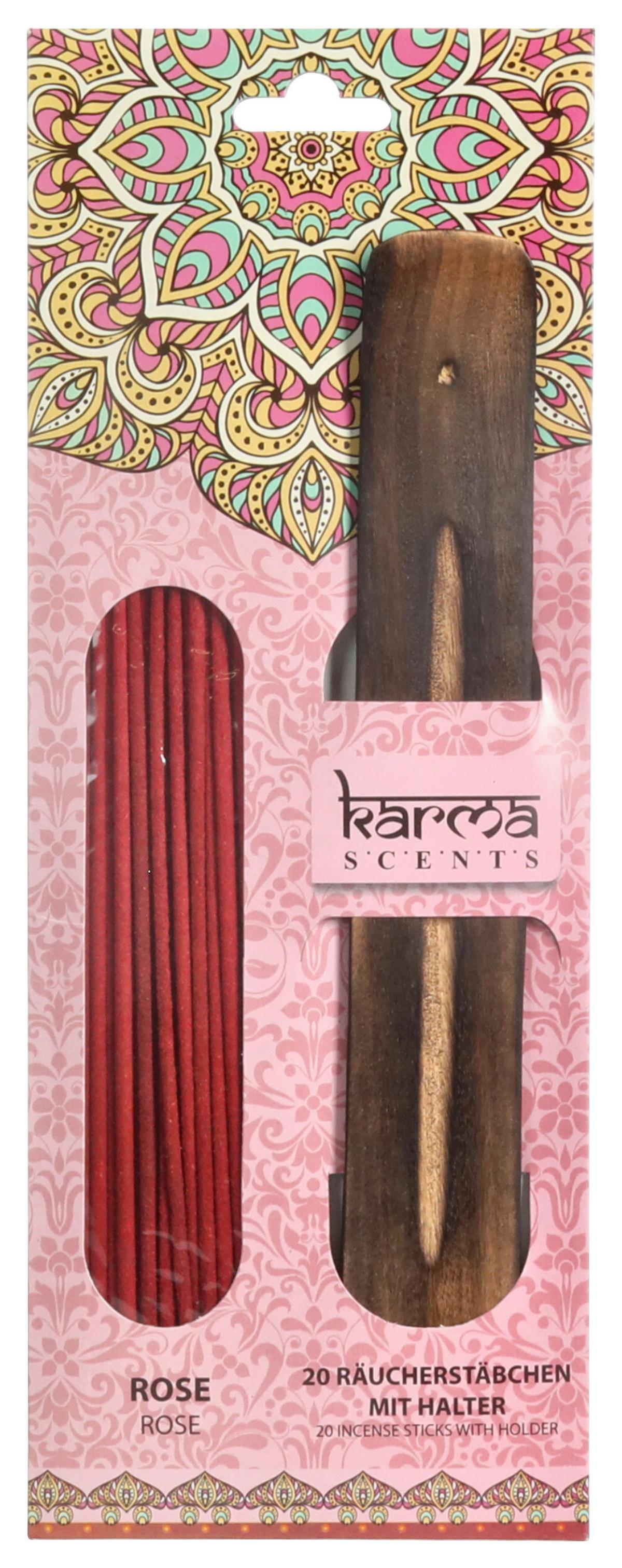 Räucherstäbchen Karma diverse Düfte - Basics, Holz (11,5/30/0,5cm)