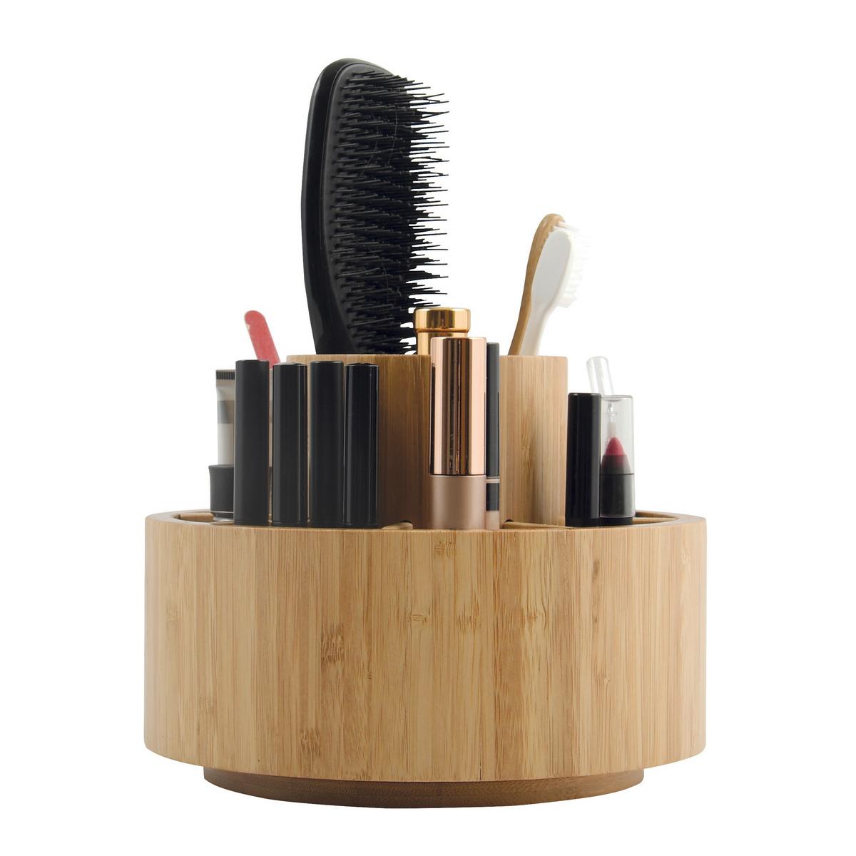 Kosmetik-organizer 143454 Isalys - Hellbraun, Konventionell, Holz (20/20/15.3cm) - Spirella