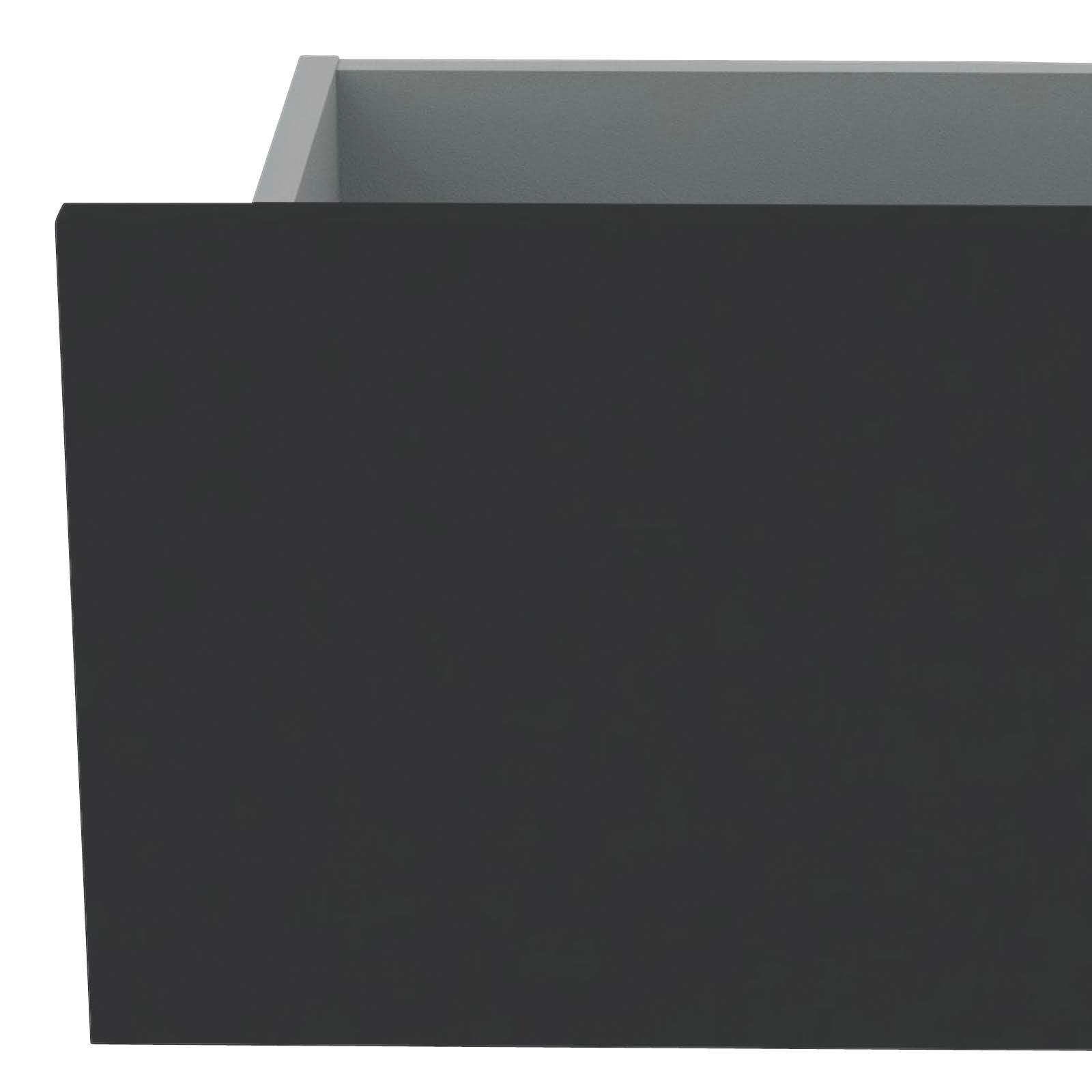 Ladica Unit - Elements - tamno siva, Moderno, drvni materijal (45,3/21,9/36,6cm) - Based