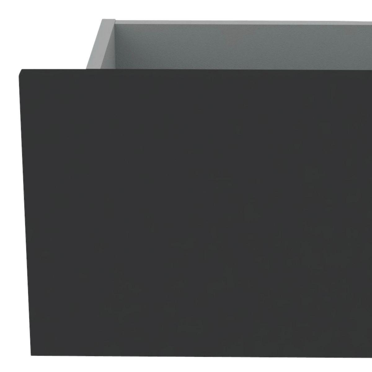 Ladica Unit - Elements - tamno siva, Moderno, drvni materijal (45,3/21,9/36,6cm) - Based