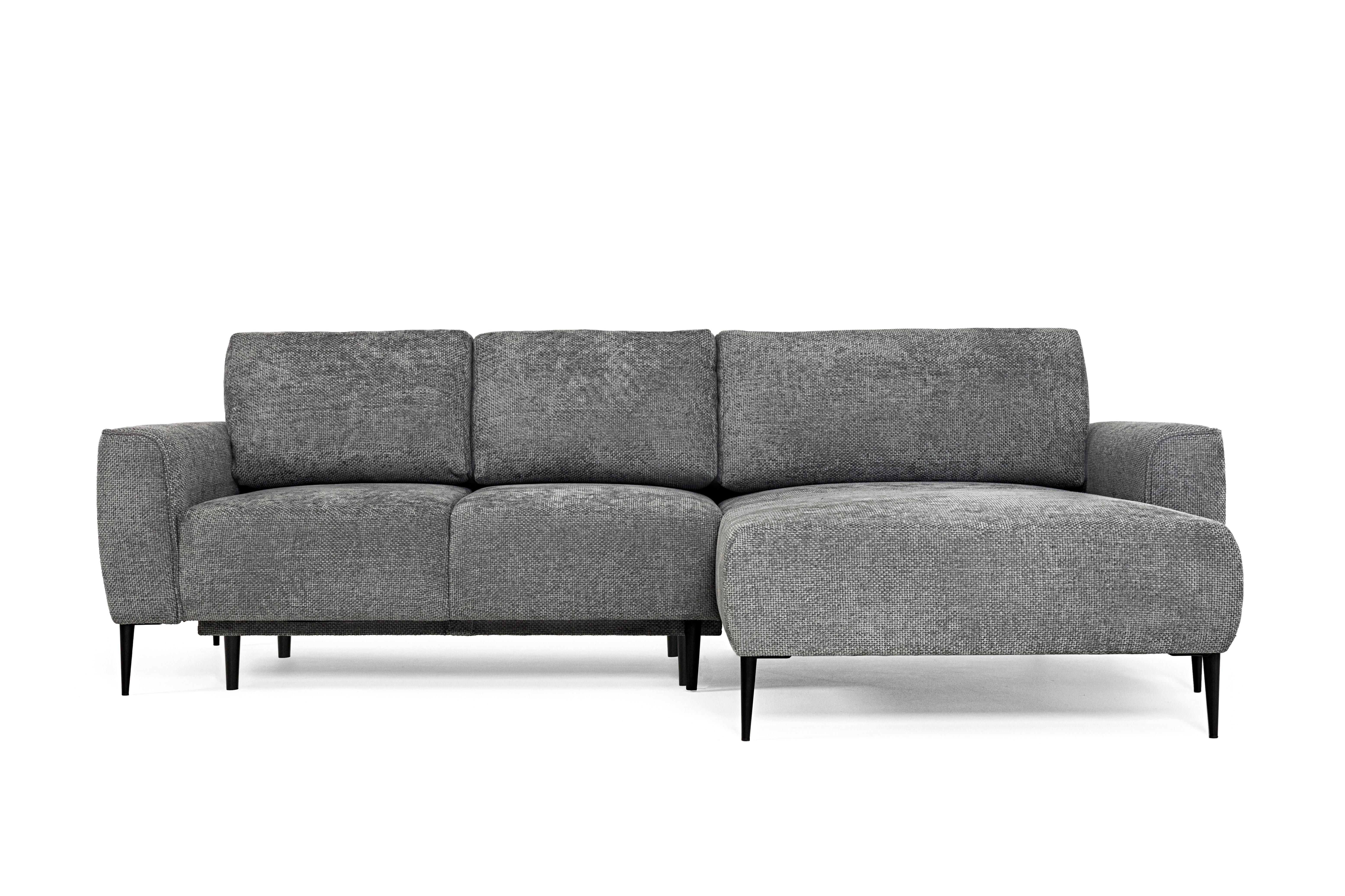 Canapea modulara CUSTOM - gri, Modern, textil (255/85/164cm) - Mömax