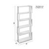 HYLLA FINN - svart/ekfärgad, Modern, metall/trämaterial (80/185/35cm) - Bessagi Home