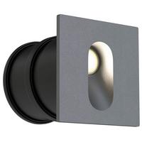 Wegleuchte Via Urbana Grau max. 3 Watt - Grau, Trend, Metall (7/7/7,3cm) - MAYTONI