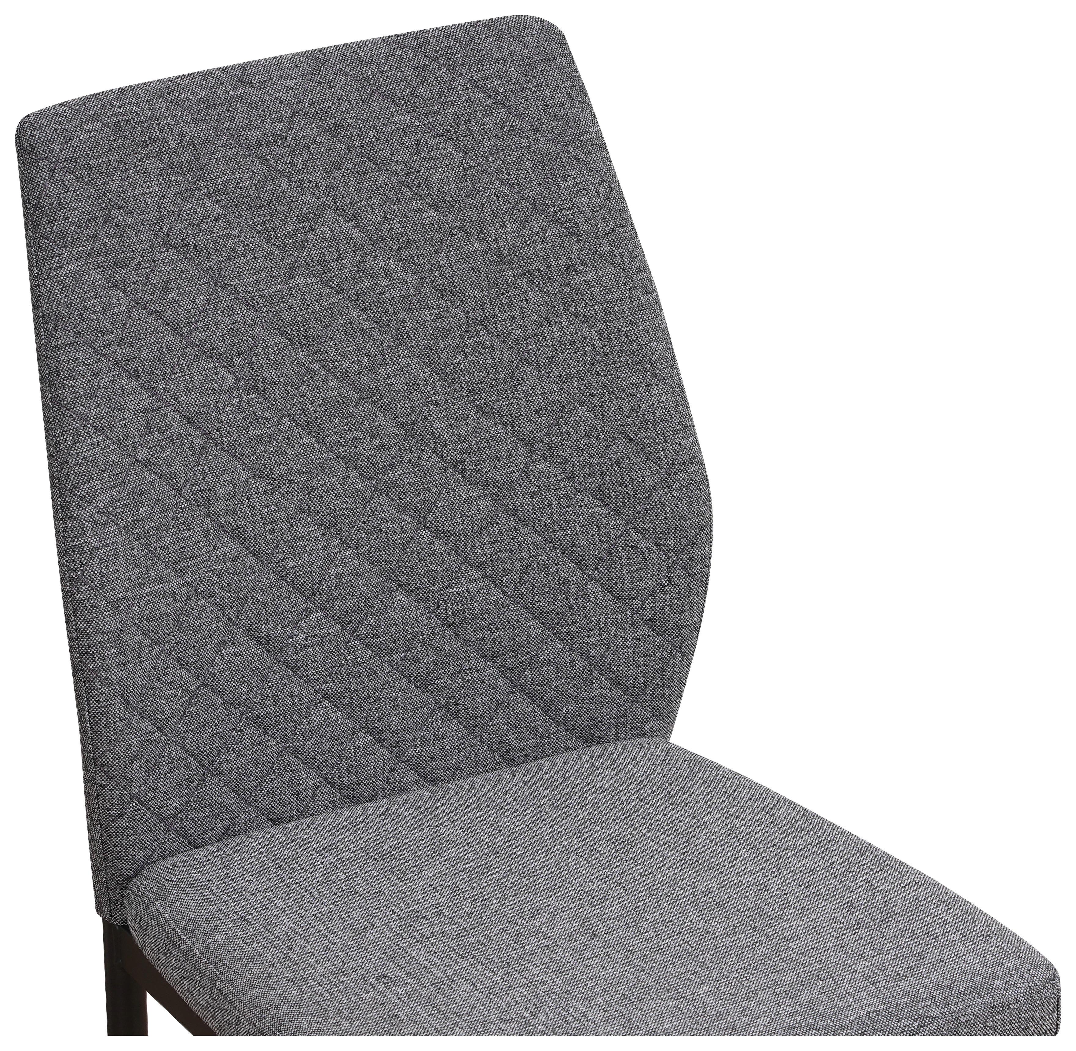 STOL MIA -BASED- - grå/svart, Basics, metall/textil (44/90/56cm) - Based