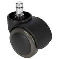 Set Kolesc Za Vrtljivi Stol Rolo, 5-Delni - črna, Basics, kovina/umetna masa (5,2/6/5cm) - MID.YOU