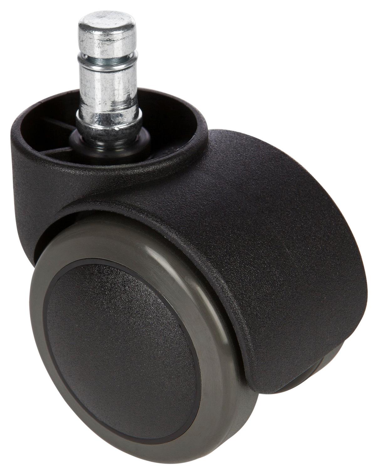 Set Kolesc Za Vrtljivi Stol Rolo, 5-Delni - črna, Basics, kovina/umetna masa (5,2/6/5cm) - MID.YOU