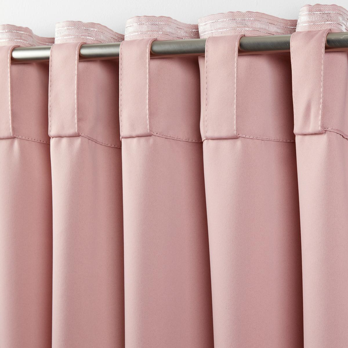 Sötétítőfüggöny Riccardo - fáradtrózsaszín, Modern, textil (140/245cm) - Premium Living