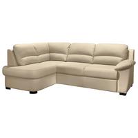Wohnlandschaft Danilo in Beige - Beige/Schwarz, KONVENTIONELL, Kunststoff/Textil (240/45/165cm) - MID.YOU