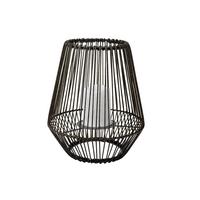 Solarleuchte Eleni aus Eisen in Dunkelbraun - Dunkelbraun, Modern, Kunststoff/Metall (26/30,5cm) - Modern Living