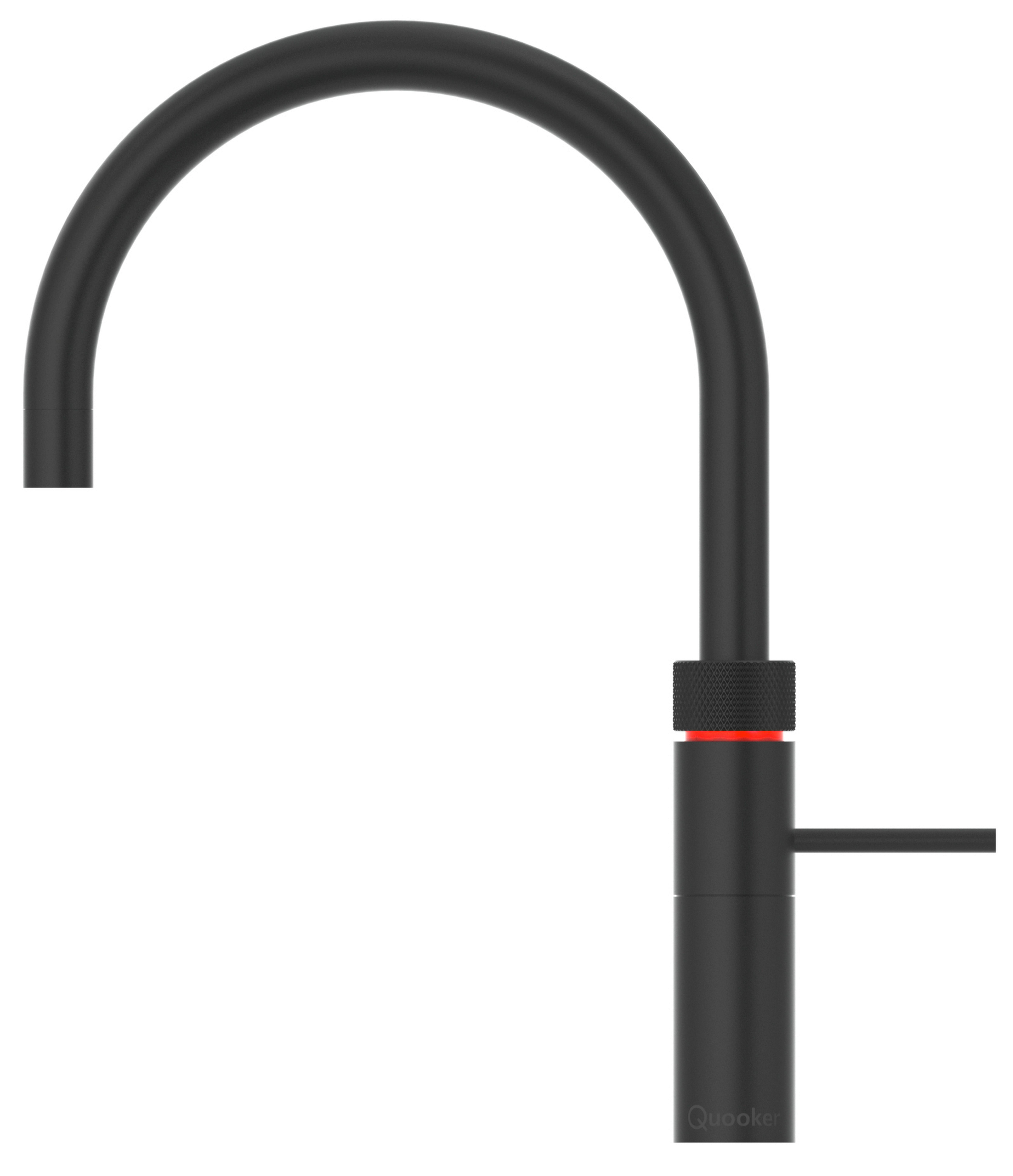 KÜCHENARMATUR 3FRBLK - Schwarz, Basics, Metall (24/36,6cm) - Quooker