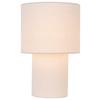 BORDSLAMPA STOFLI - vit/naturfärgad, Modern, metall/textil (28/44cm) - Mömax