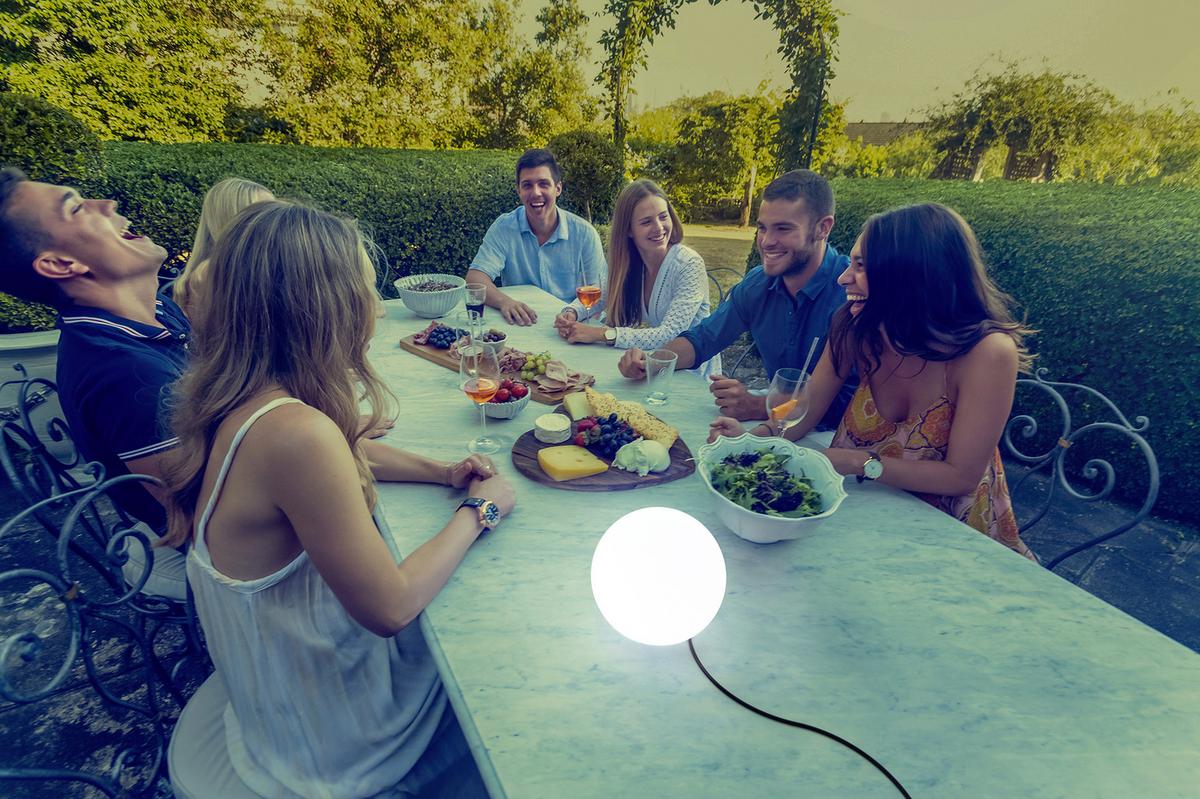 LAMPA ZEWNĘTRZNA LED BULY 20 LUMBL020OFNW - przezroczysty, Basics, tworzywo sztuczne (20/17/20cm) - Newgarden