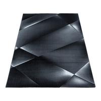 Webteppich Costa Schwarz ca. 80x250cm - Schwarz, Design, Textil (80/250cm)