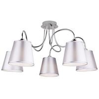 Stropna Svjetiljka Luk - boje kroma, Konvencionalno, metal/plastika (70/70/36cm)