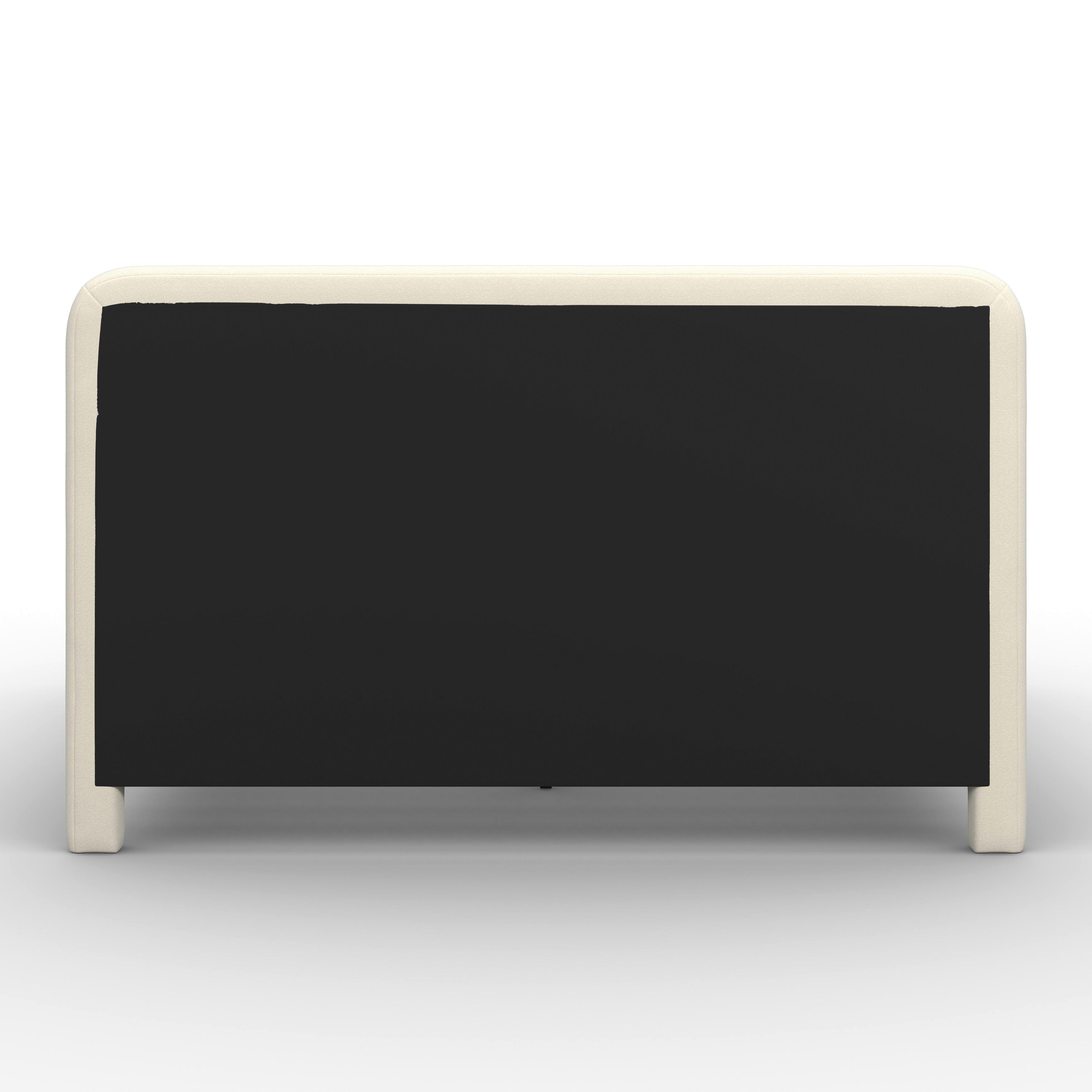 STOPPAD SÄNG XIRELIA - Elfenbein/ekfärgad, Modern, metall/trä (160/200cm) - Bessagi Home