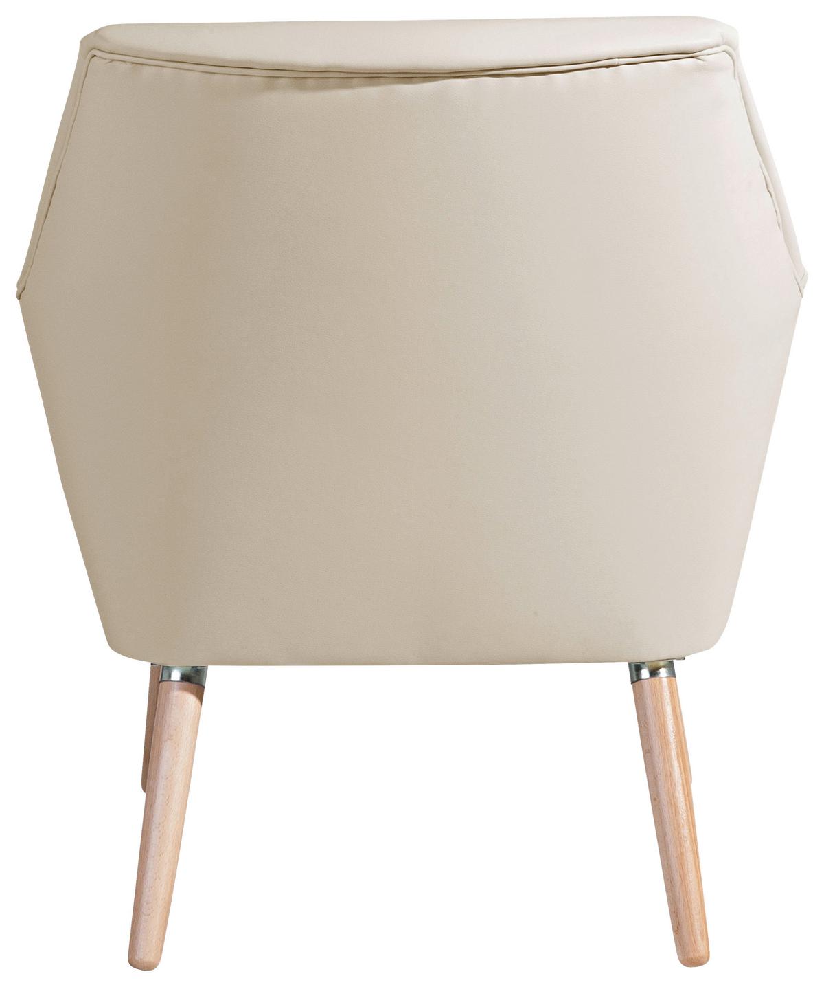 SESSEL ALEGRO - Beige/Buchefarben, Design, Holz/Textil (67/81/71cm) - Max Winzer