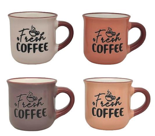 Espressotasse Doppio diverse Farben - Creme/Braun, KONVENTIONELL, Keramik (5,8/5,6cm) - Mömax