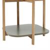 SOFFBORD STRUT - grön/naturfärgad, Modern, trämaterial/trä (50/50/55cm) - Mömax