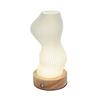 PORTABEL LAMPA GIRTL - vit/naturfärgad, Modern, metall/trä (14/21cm) - Mömax