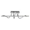 LED-TAKLAMPA LINA - kromfärg/nickelfärgad, Modern, metall/plast (20/80/26,5cm) - Mömax