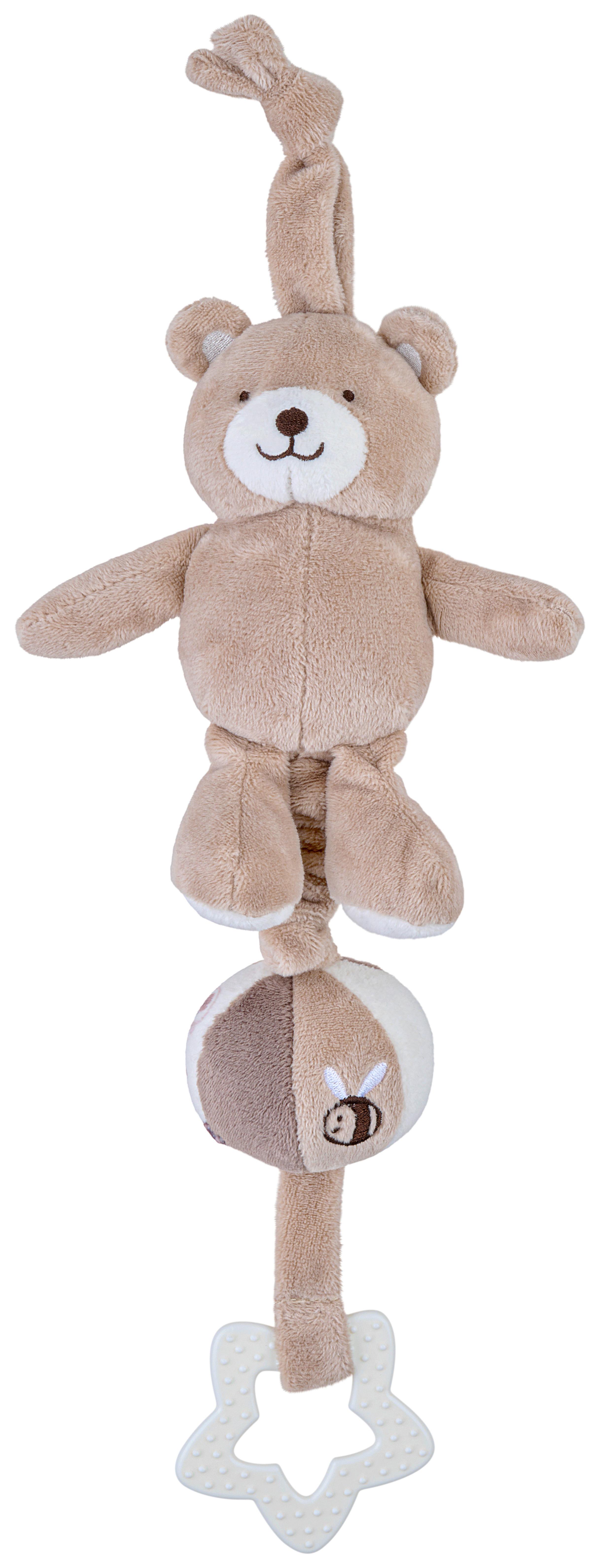POZYTYWKA HONEY - kremowy/biały, Basics, tworzywo sztuczne/tkanina (25cm) - Patinio