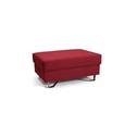 Tabure Mohito - rdeča/krom, Moderno, kovina/tekstil (64/43/92cm) - Premium Living Tabure Mohito - rdeča/krom, Moderno, kovina/tekstil (64/43/92cm) - Premium Living