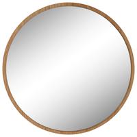 LUSTRO ŚCIENNE AGRA - kolor dębowy, Natur, materiał drewnopochodny/drewno (75/75/2cm)