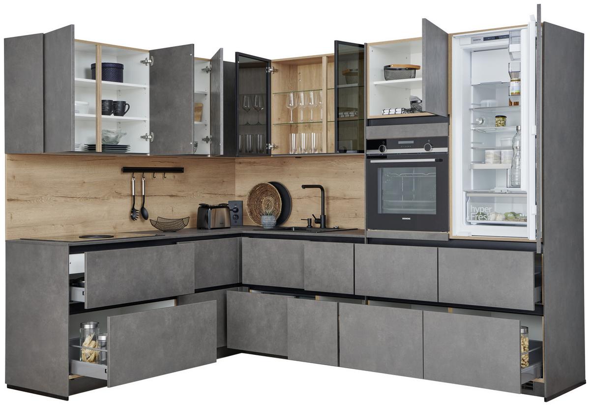 Bucătărie la comandă Riva - Modern, material pe bază de lemn (216/287cm) - Nobilia