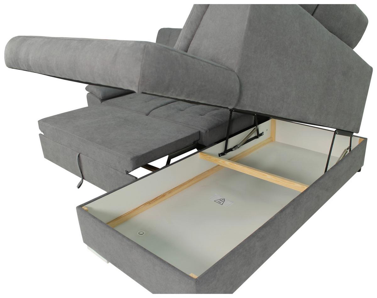 Coltar SPECTRUM - gri, Modern, lemn/metal (261/212cm) - Modern Living