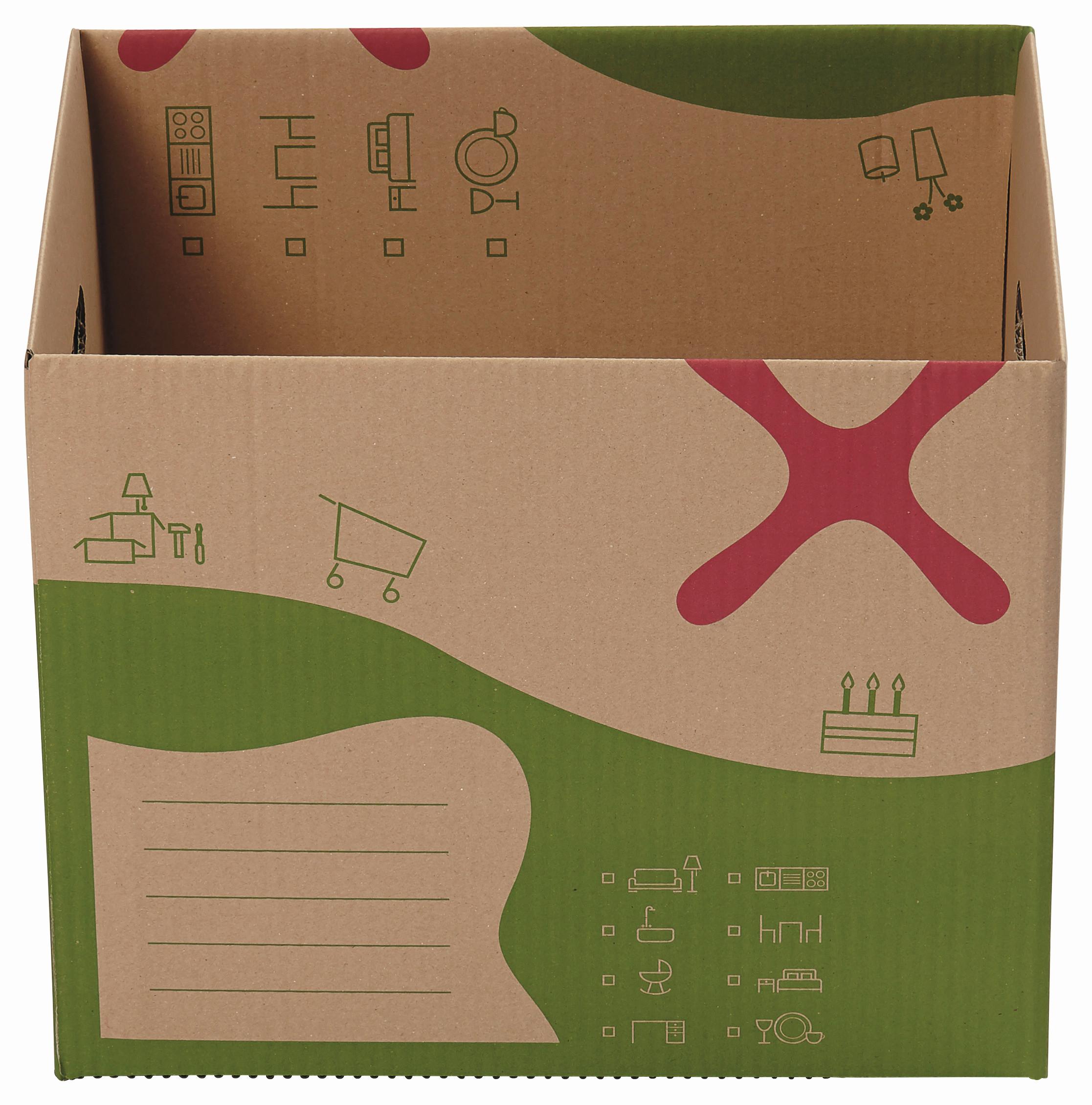 Kartondoboz Költözéshez Dave - hullámkarton (44,7/33,8/36,7cm) - Based