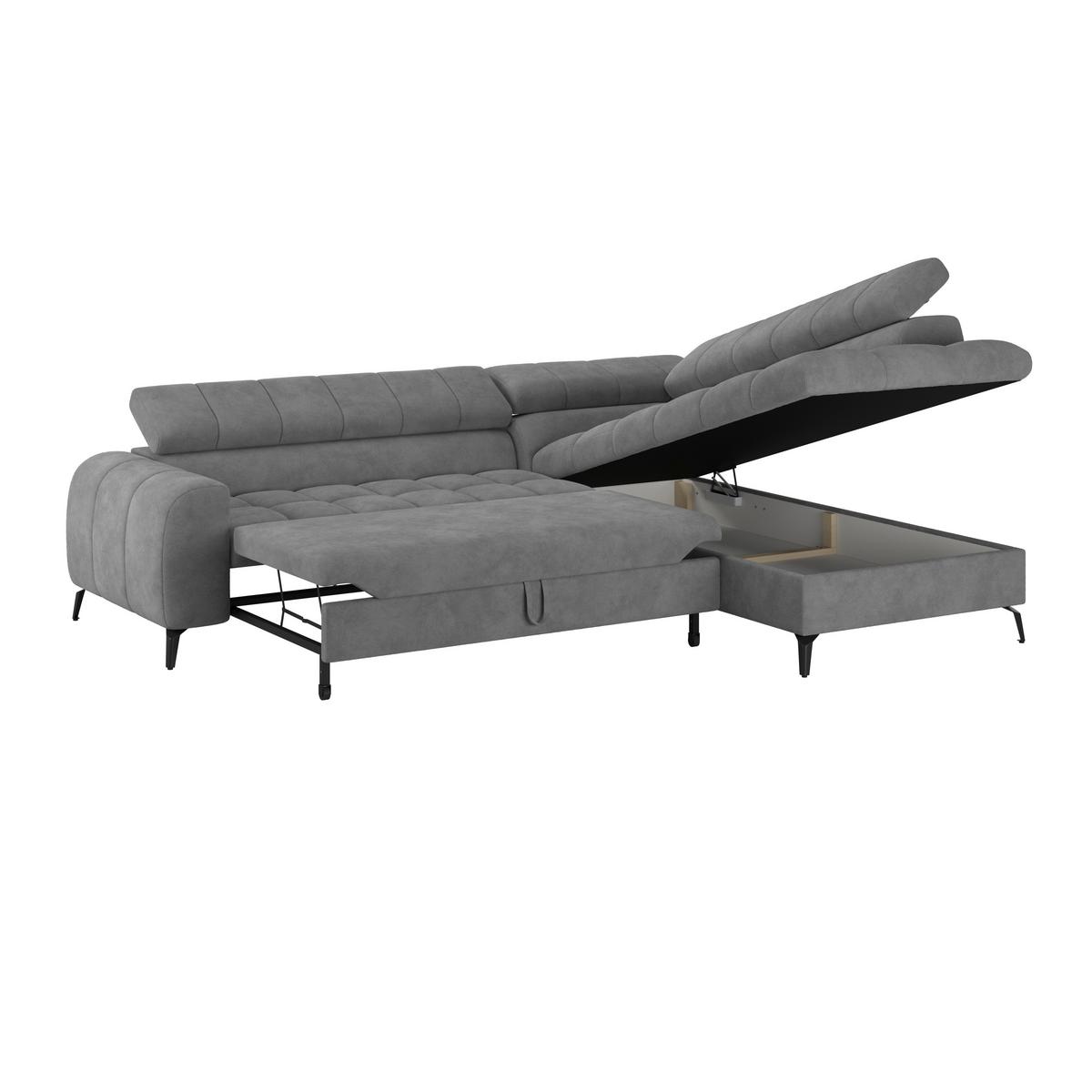 Coltar VOLF - gri-albăstrui/negru, Trend, plastic/textil (261/203cm) - Modern Living